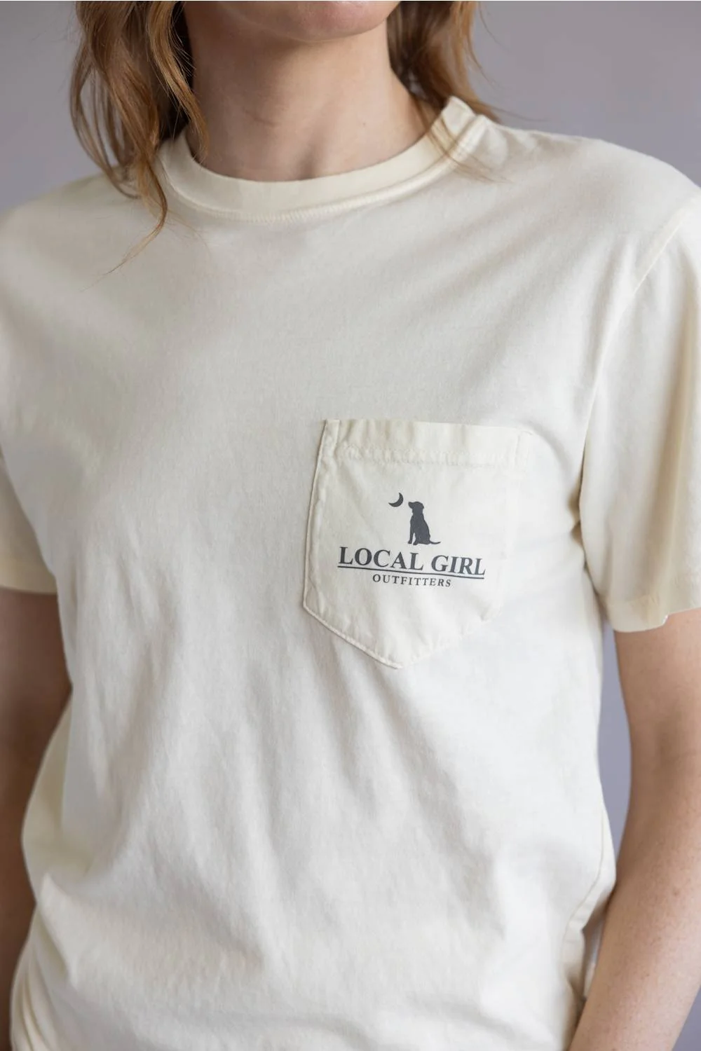 Local Girl Bluff Plate T-Shirt for Women in Ivory | L5100043-IVY - Image 4
