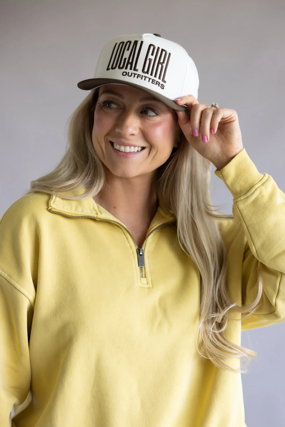 Local Girl Outfitters Stacked Rope Hat for Women in Stone | L5300026-STO - Image 4