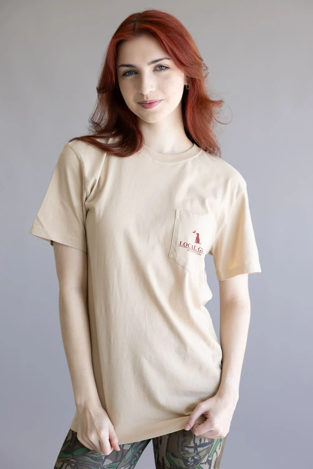 Local Girl Stay Wild T-Shirt for Women in Latte | L5100050-LAT - Image 2