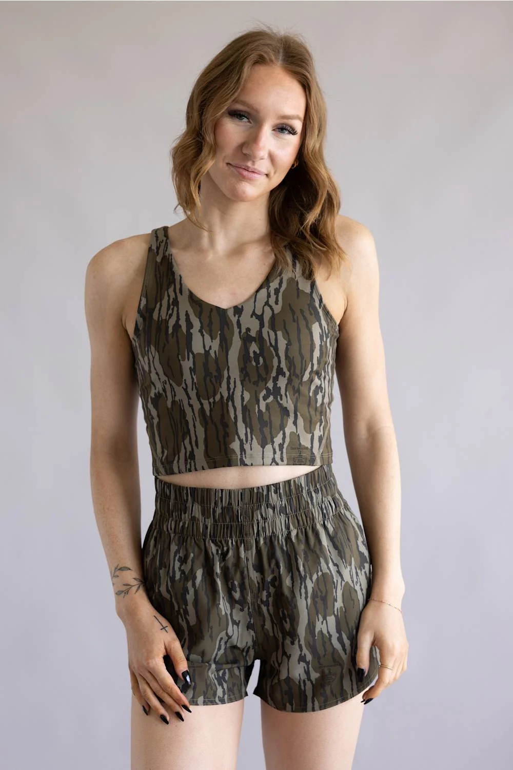 Local Girl Tank Top for Women in Bottomland Camo | L5140006-OBLD - Image 5