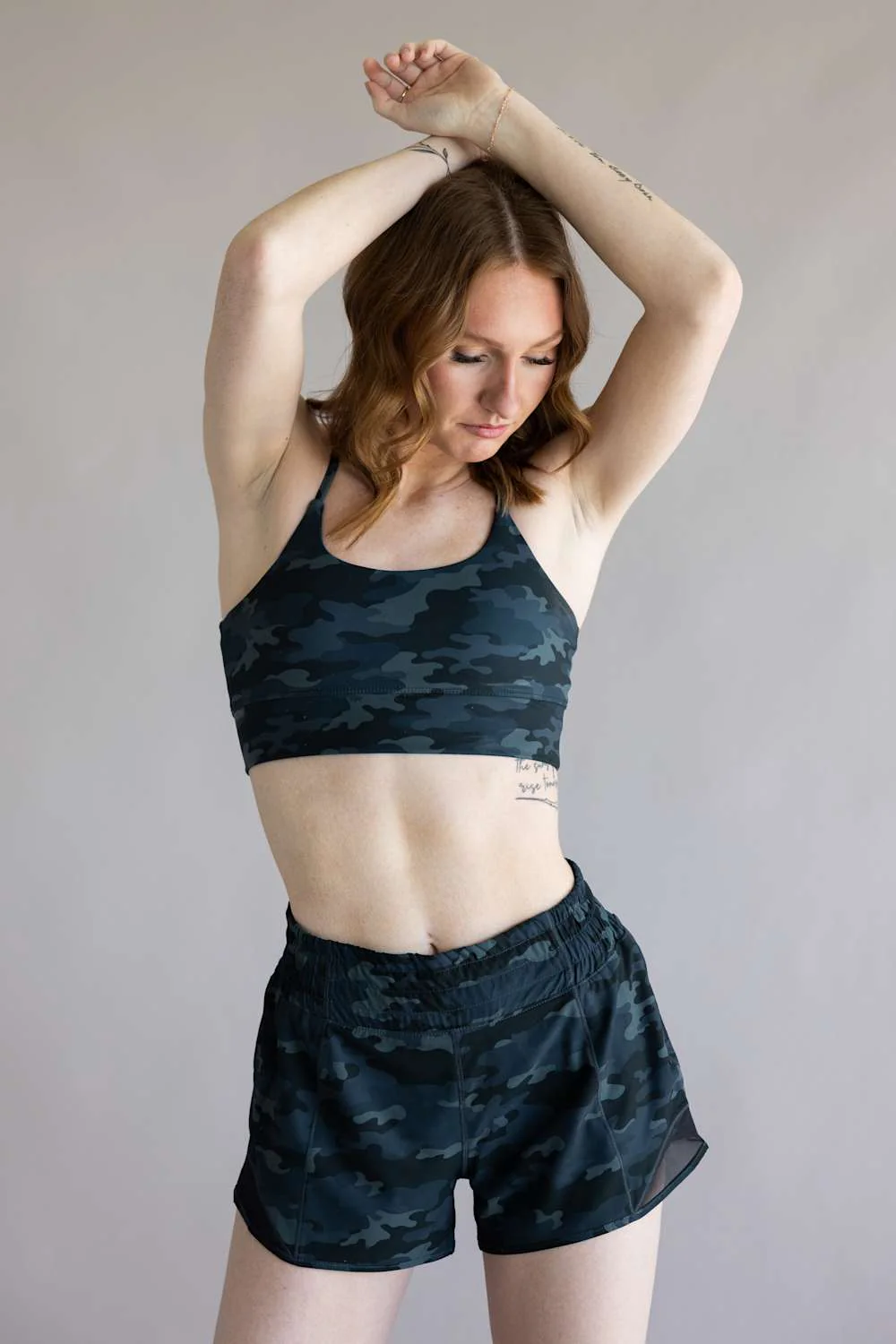 Local Girl Vista Shorts for Women in Black Camo | L5160012-MLC - Image 2