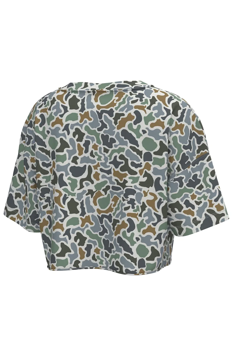 Local Girl Youth Boxy Cropped T-Shirt in Bluff Camo | L5011000-LCB - Image 2