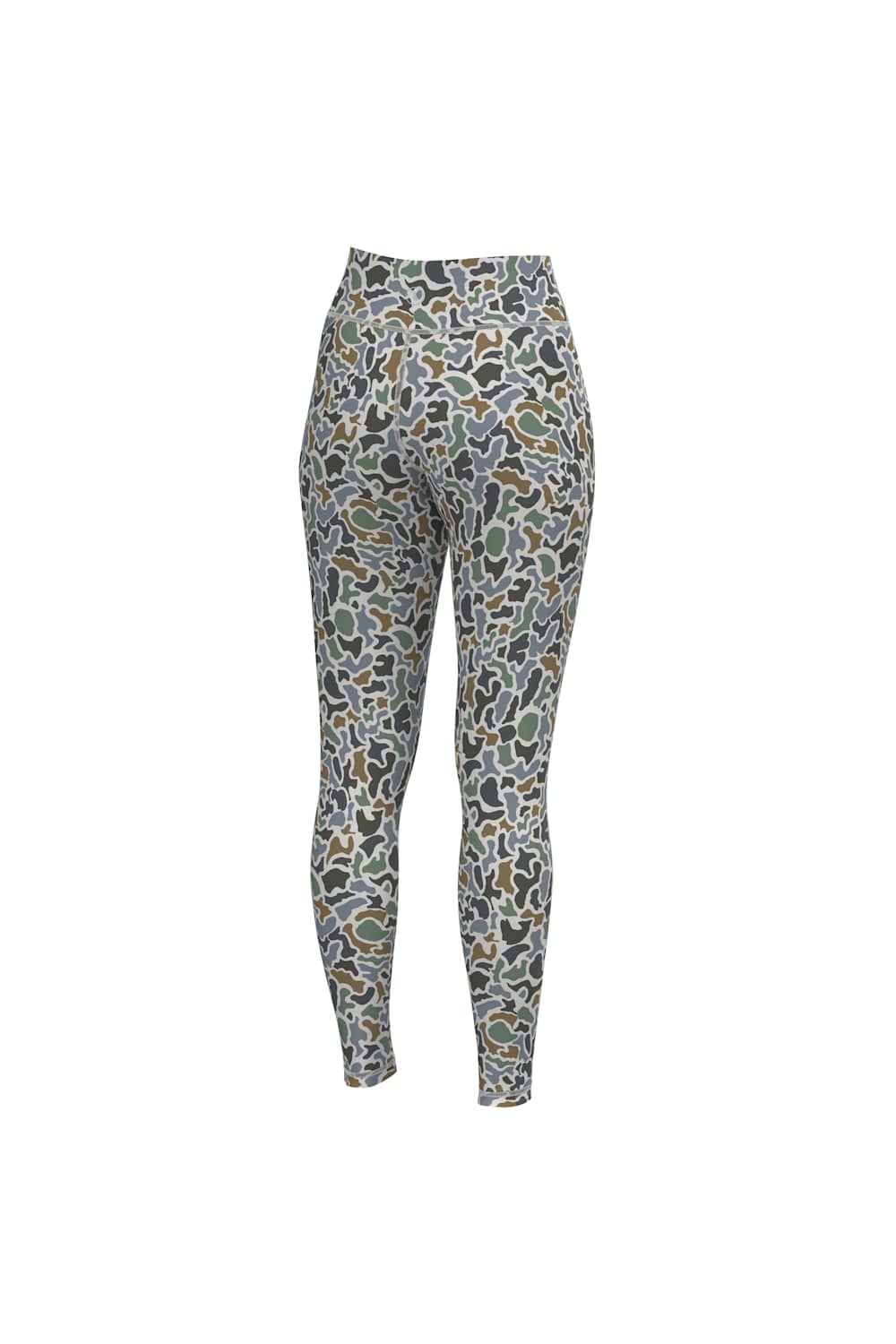 Local Girl Youth Seamed Leggings for Girls in Bluff Camo | L5060002-LCB - Image 2