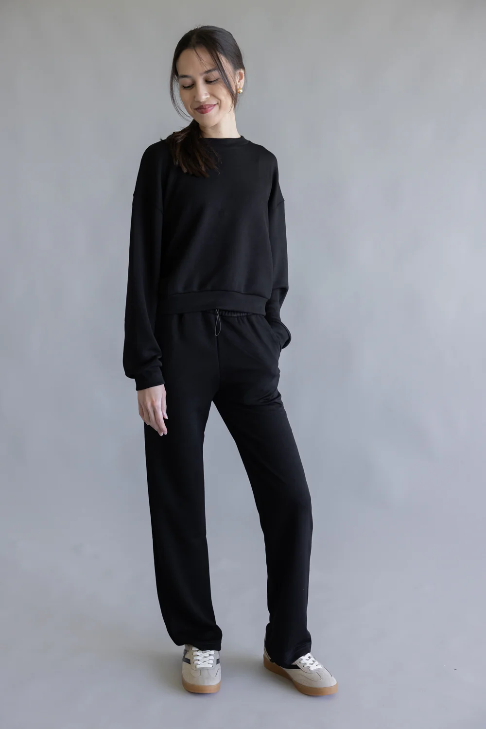 Love Tree Buttery Soft Pullover for Women in Black | 10334TN-BLACK - Image 4