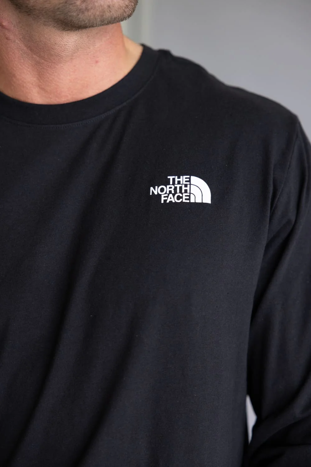 The North Face Box Graphic Long Sleeve T-Shirt for Men in Black | NF0A8B68-KY4 - Image 3