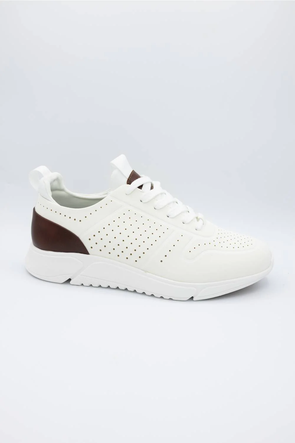 Madden Tigris Lace Up Shoes for Men in White | MTIG01M4-WHITE - Image 2
