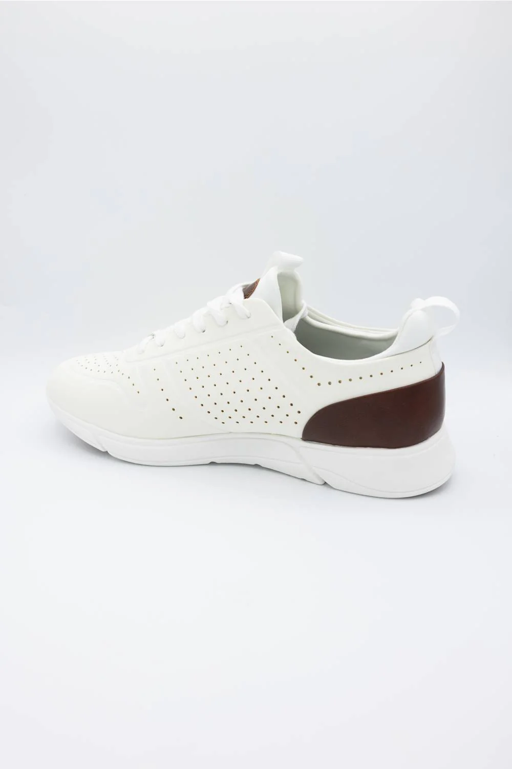 Madden Tigris Lace Up Shoes for Men in White | MTIG01M4-WHITE - Image 3