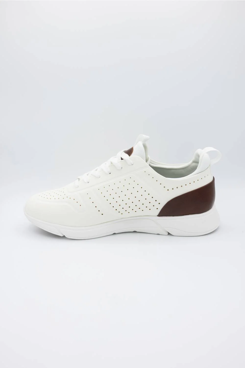 Madden Tigris Lace Up Shoes for Men in White | MTIG01M4-WHITE - Image 4