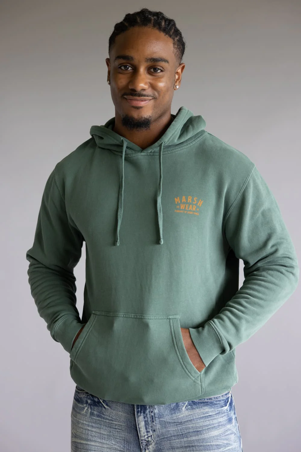Marsh Wear Alton Camo Hoodie for Men in Alpine Green | MWF1053-ALPG - Image 5