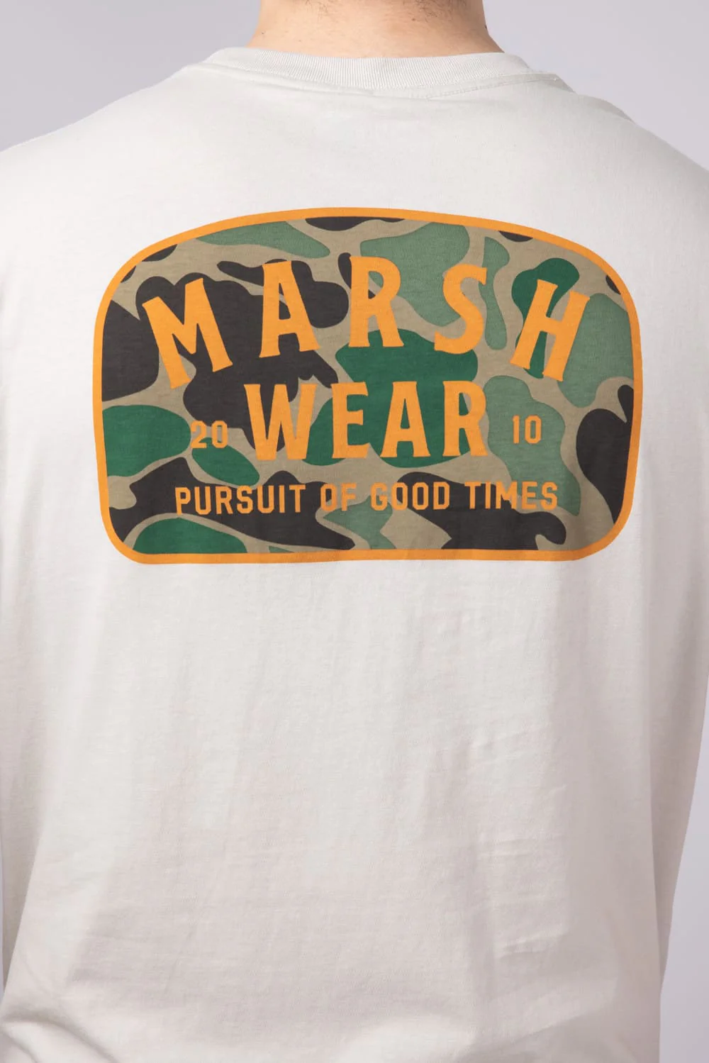 Marsh Wear Alton Camo T-Shirt for Men in Stone | MWT1068-STN - Image 4