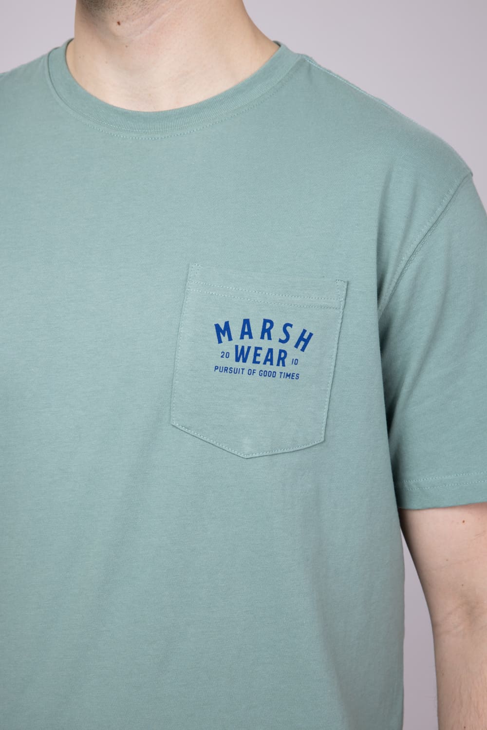 Marsh Wear Alton Camo T-Shirt for Men in Trellis | MWT1068-TRL-GREEN - Image 3