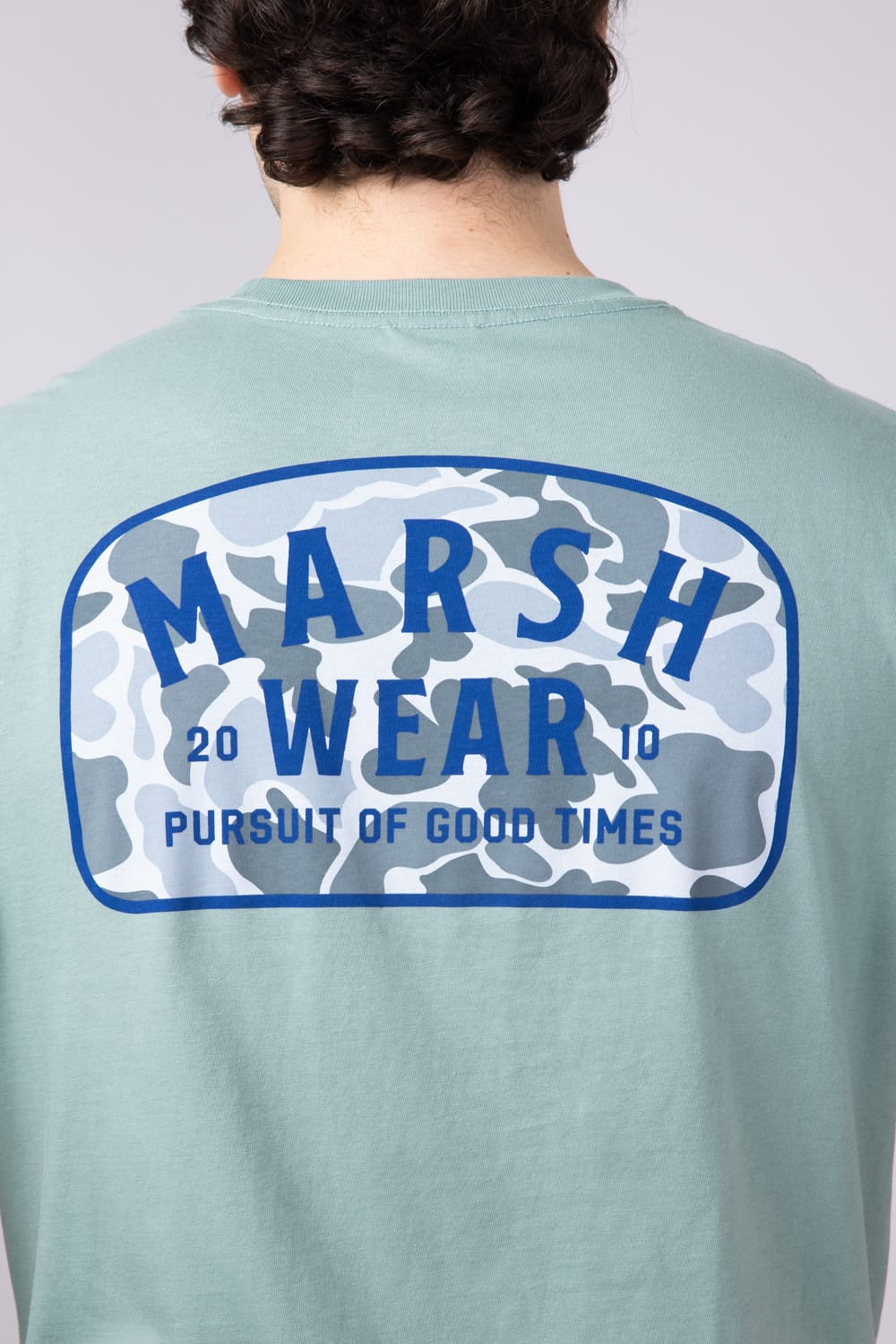 Marsh Wear Alton Camo T-Shirt for Men in Trellis | MWT1068-TRL-GREEN - Image 4