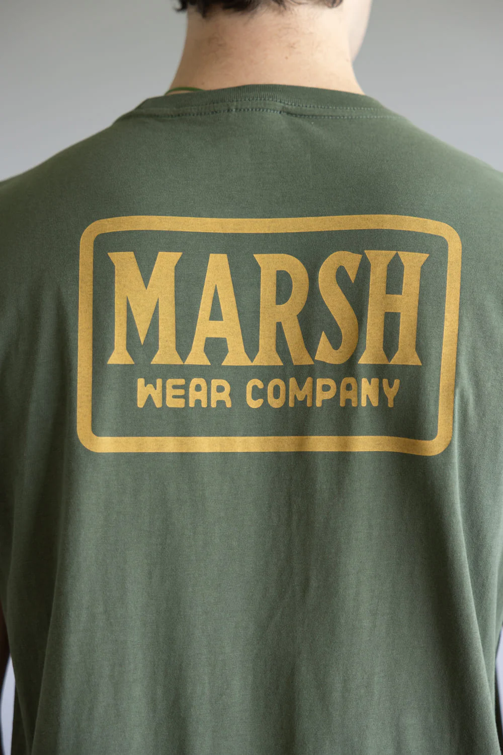 Marsh Wear Badge T-Shirt for Men in Green | MWT1098-BRGR - Image 3