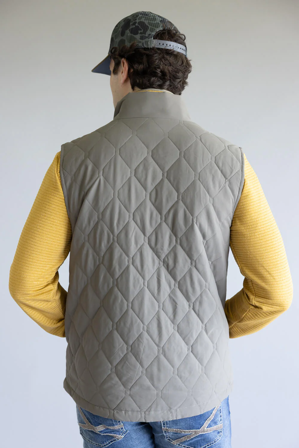 Marsh Wear Barnwell Puff Vest for Men in Rock | MWJ16-ROCK - Image 2