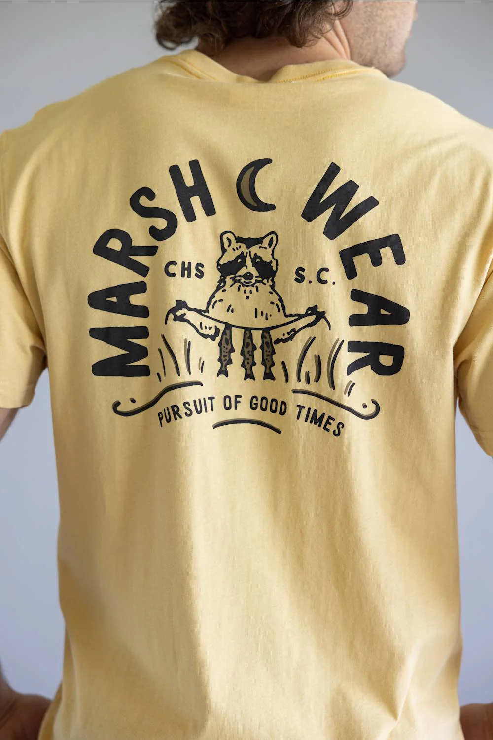 Marsh Wear Campout T-Shirt for Men in New Wheat | MWT1102-NEW WHEAT - Image 3