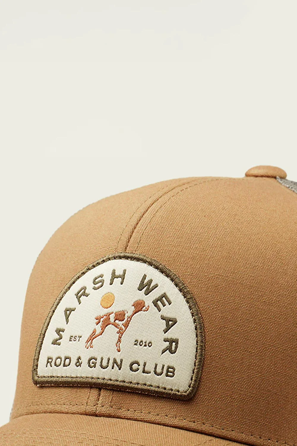 Marsh Wear Club Member Trucker Hat for Men in Tan | MWC1069-BCK - Image 2