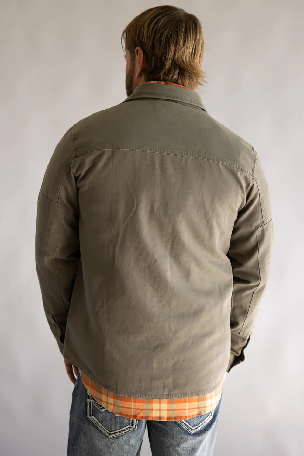 Marsh Wear Delano Shacket for Men in Fossil | MWJ09-FSL - Image 2