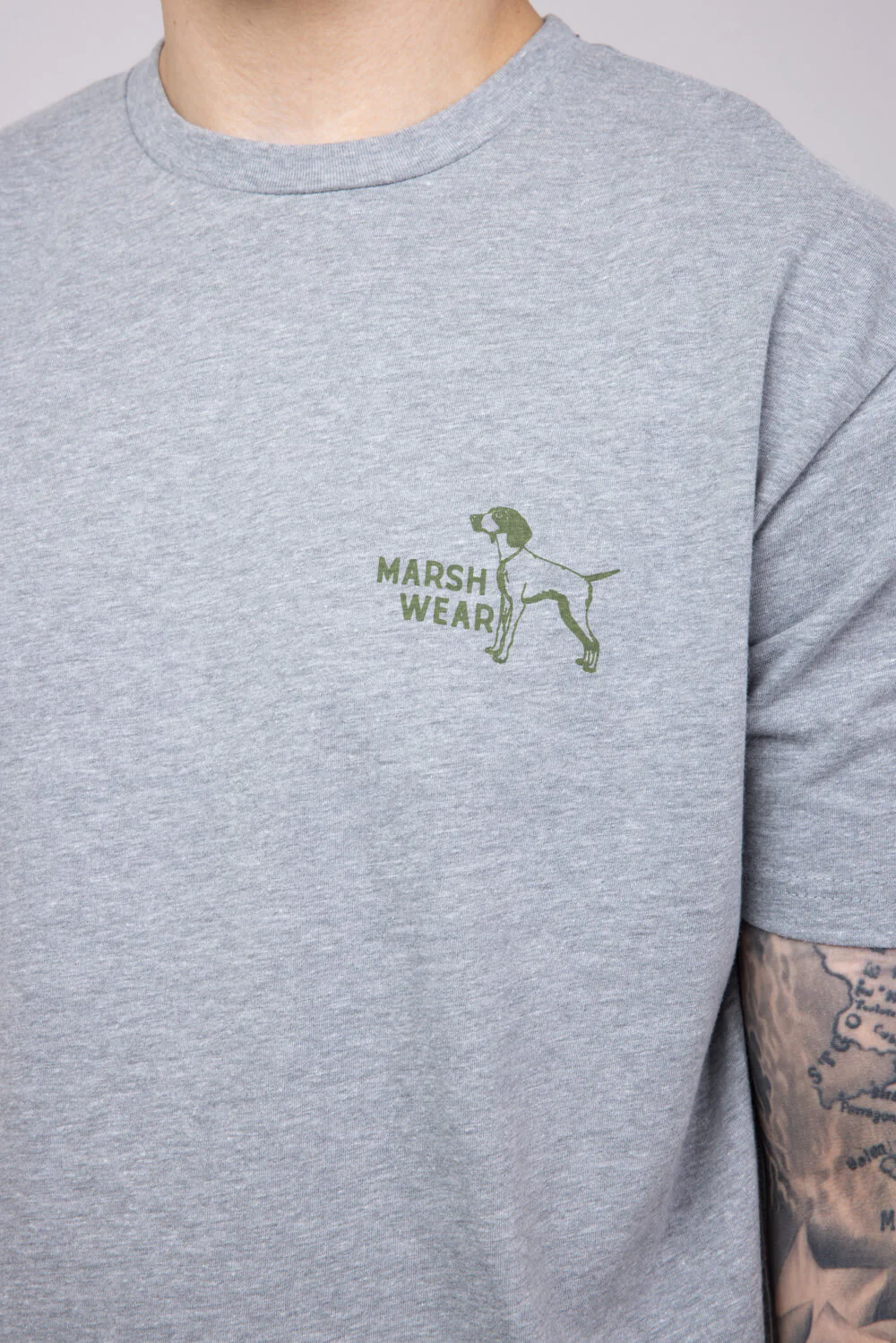 Marsh Wear Field T-Shirt for Men in Steel Heather | MWT3085-STLH - Image 3