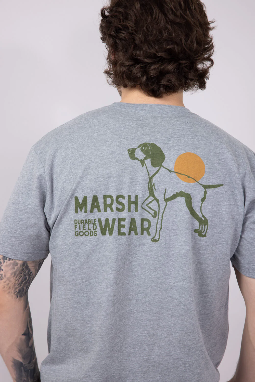 Marsh Wear Field T-Shirt for Men in Steel Heather | MWT3085-STLH - Image 4