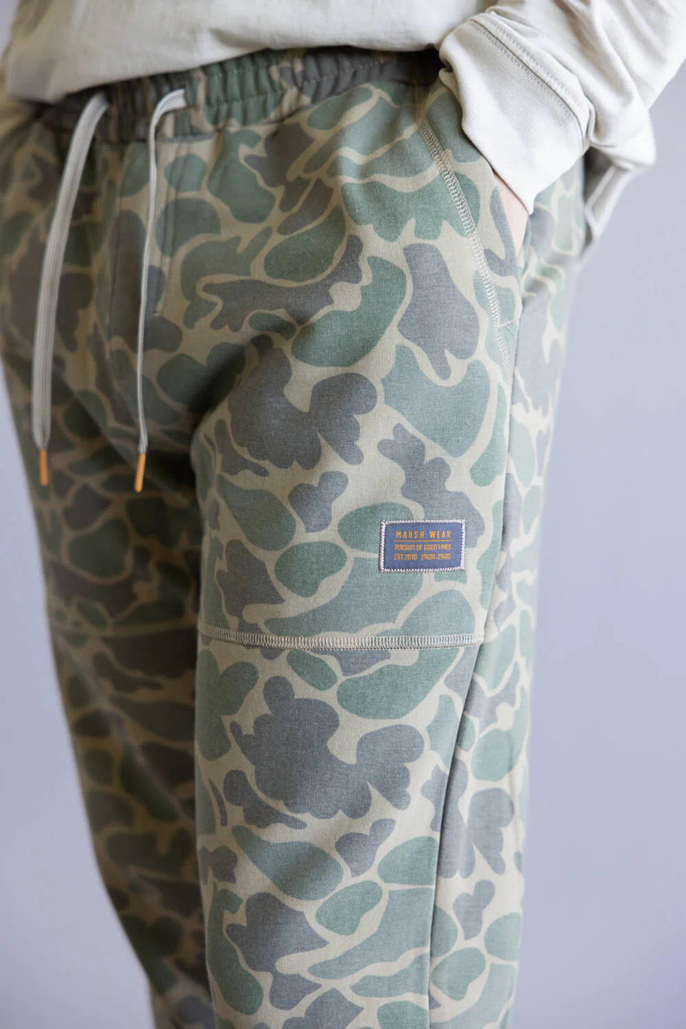 Marsh Wear Fireside Fleece Pants for Men in Green Mallard Camo | MWP17-GMC - Image 2