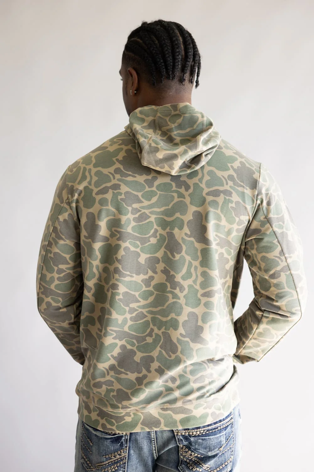 Marsh Wear Fireside Hoodie for Men in Green Mallard Camo  | MWF1058-GMC - Image 3