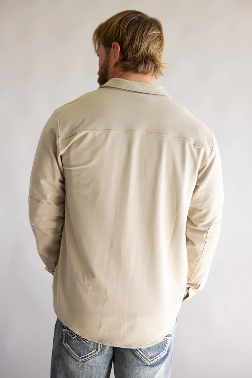 Marsh Wear Fireside Overshirt for Men in Coriander | MWF2036-CRD - Image 2