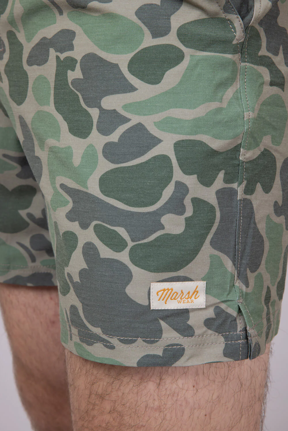 Marsh Wear Fulton Volley 6” Shorts for Men in Green Mallard Camo | MWS5014-GMC - Image 5