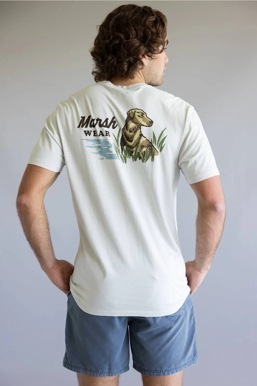 Marsh Wear Heritage Lab T-Shirt for Men in Rock | MWT5030-ROCK - Image 2