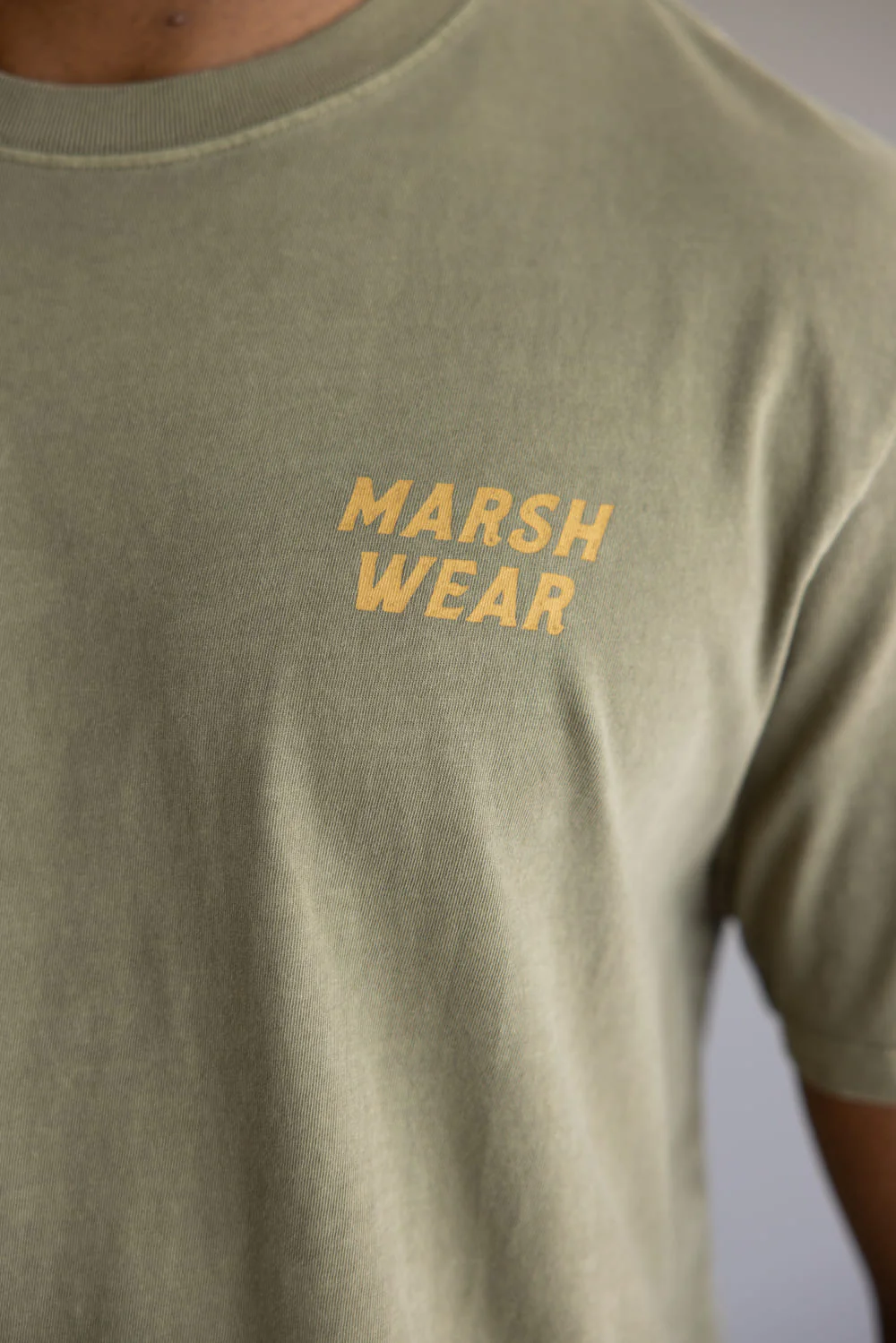 Marsh Wear Heritage Pointer T-Shirt for Men in Vintage Moss | MWT5024-VMOS - Image 3