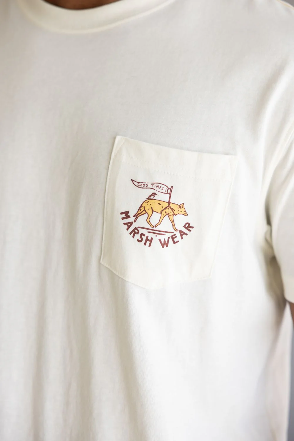 Marsh Wear Mission T-Shirt for Men in White | MWT1104-VINTAGE WHITE - Image 3