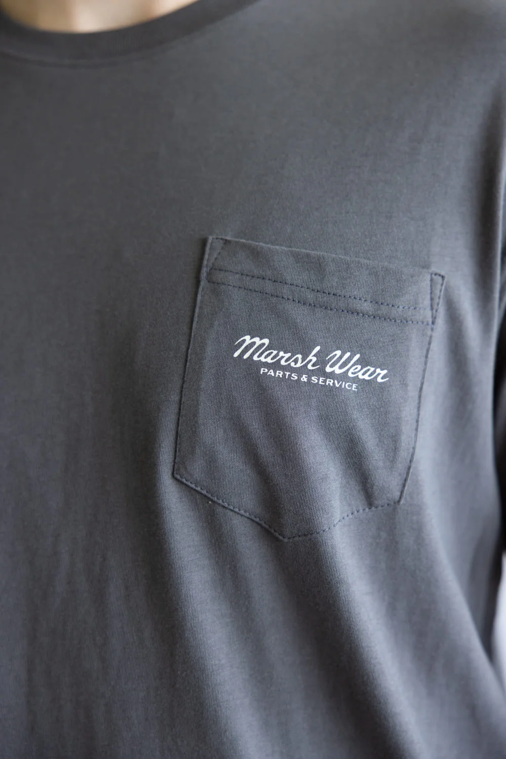 Marsh Wear Parts & Service T-Shirt for Men in Ash Grey | MWT1100-ASH - Image 3