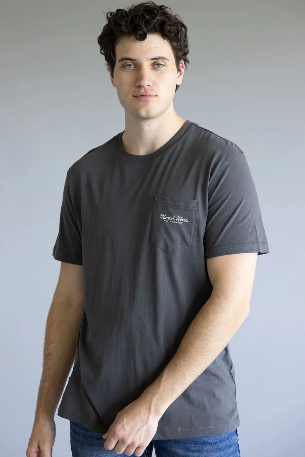 Marsh Wear Parts & Service T-Shirt for Men in Ash Grey | MWT1100-ASH - Image 5