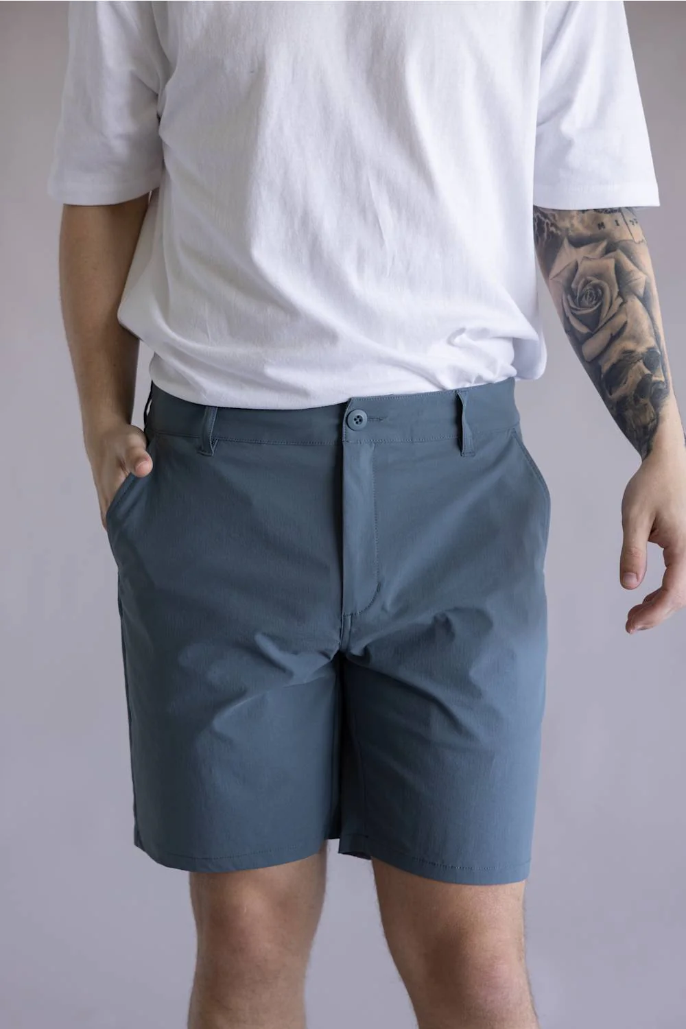 Marsh Wear Prime 8” Shorts for Men in Goblin Blue | MWS3002-GOBLIN BLUE - Image 2