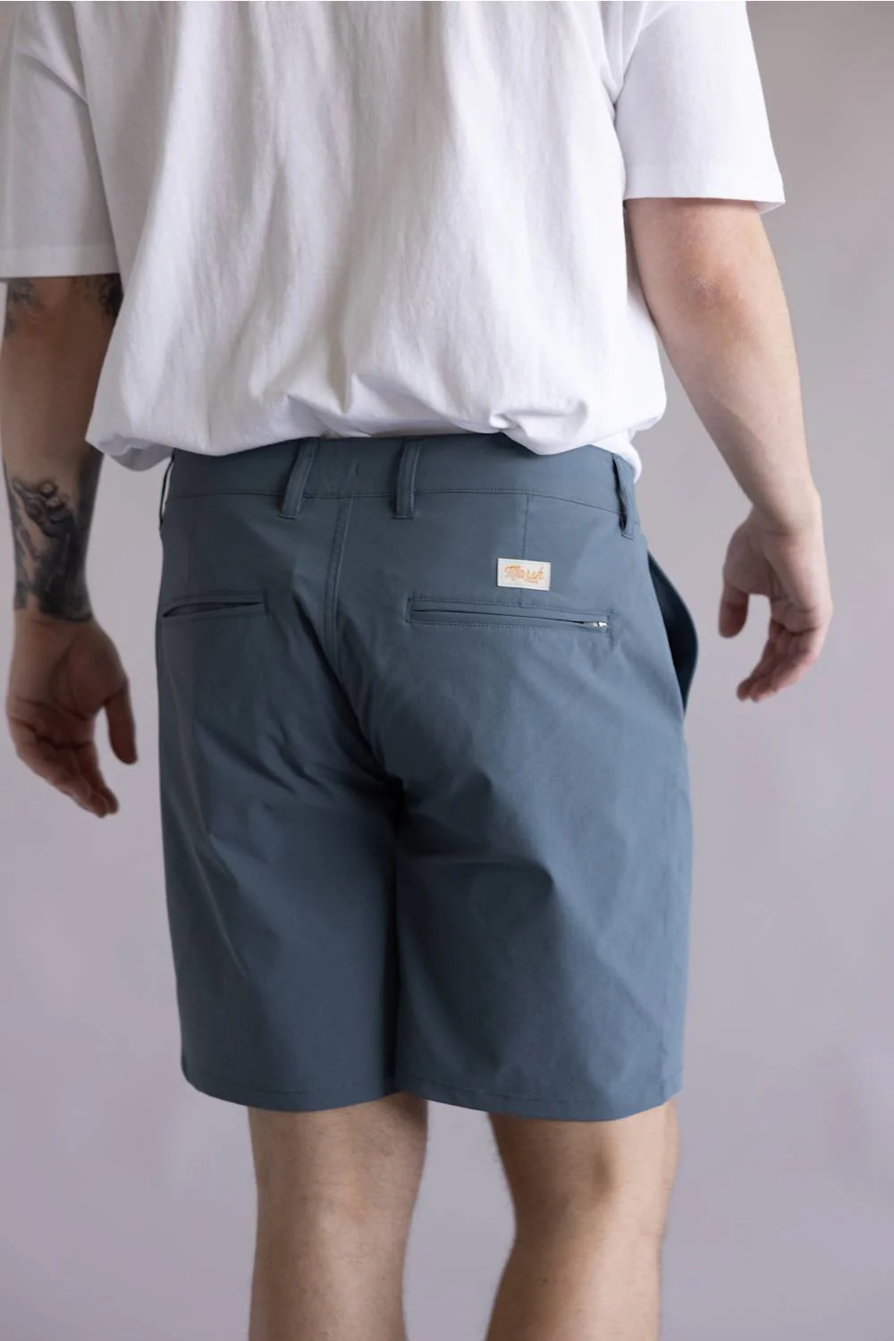 Marsh Wear Prime 8” Shorts for Men in Goblin Blue | MWS3002-GOBLIN BLUE - Image 4