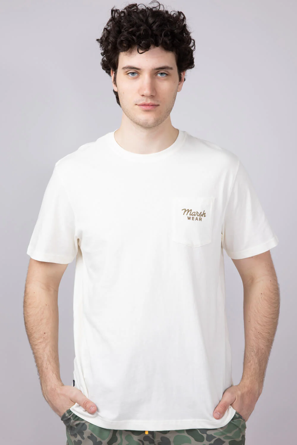 Marsh Wear Release Fish T-Shirt for Men in Vintage White | MWT1093-VWHT - Image 5