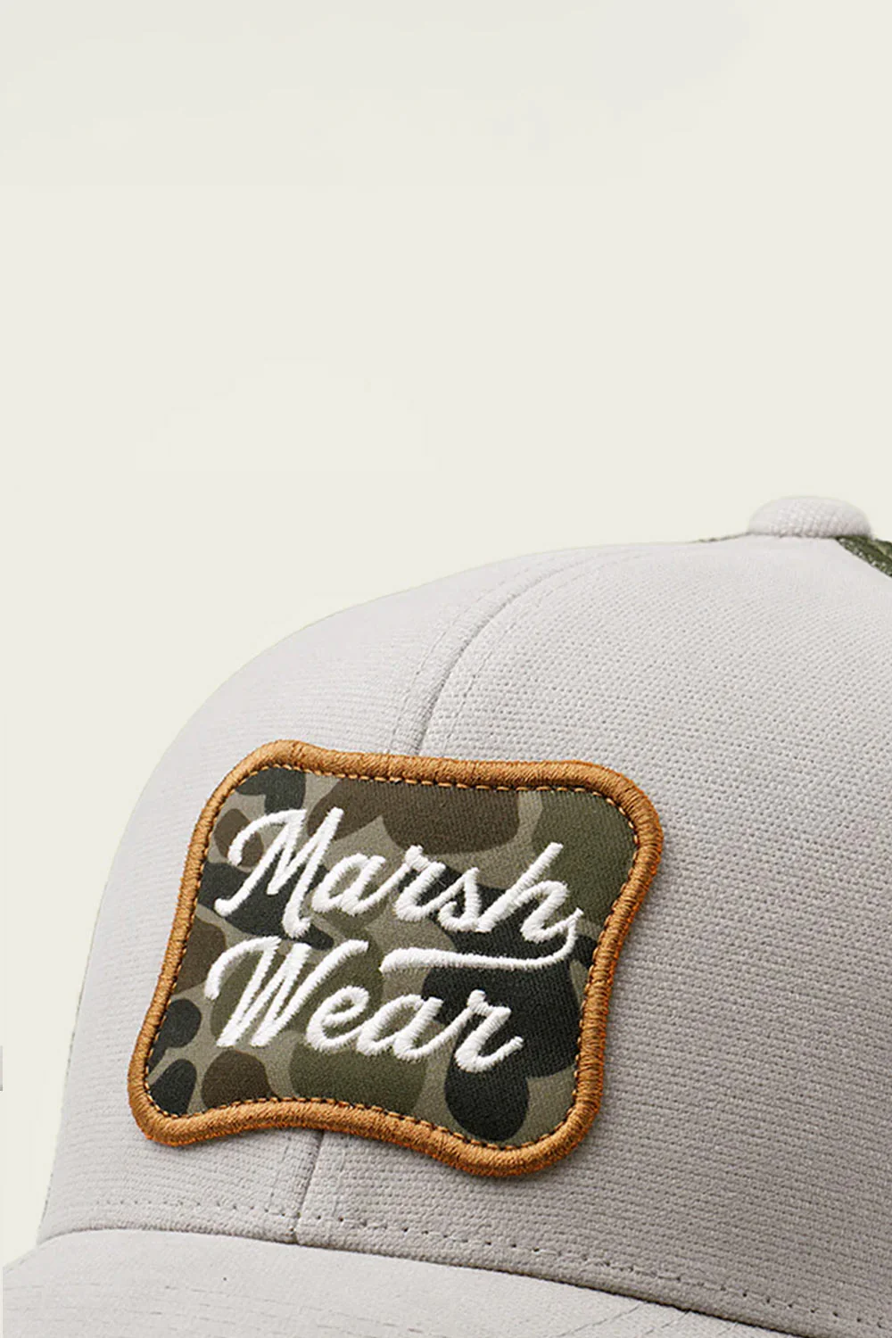 Marsh Wear Roadside Trucker Hat for Men in Stone | MWC1070-STN - Image 3