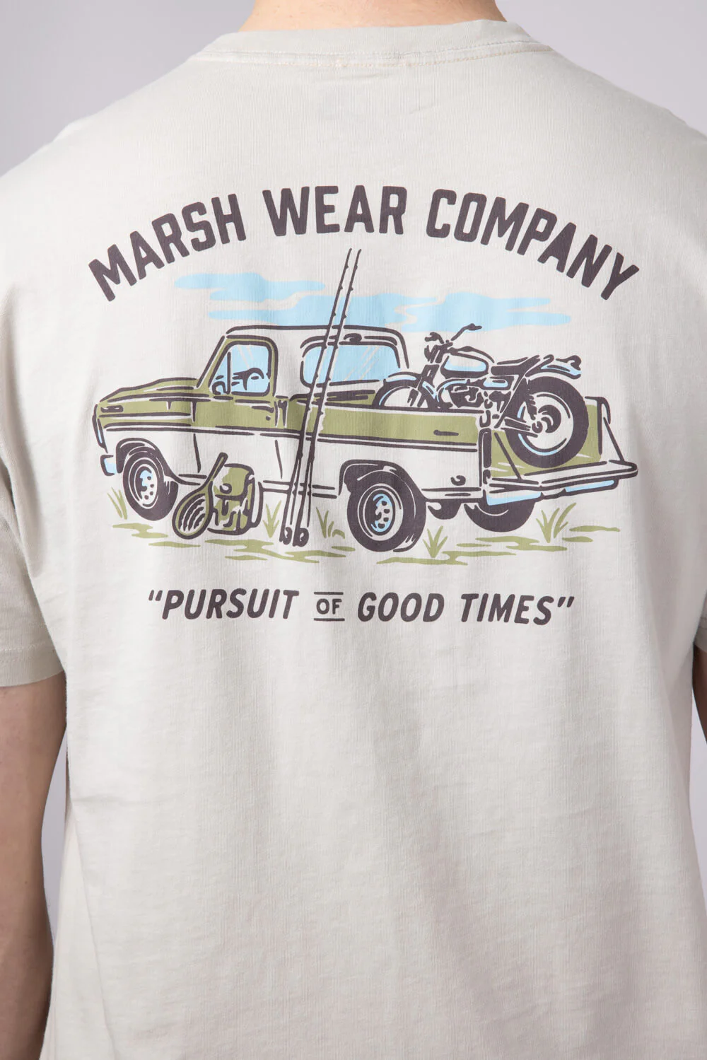 Marsh Wear Rumble T-Shirt for Men in Stone | MWT1079-STN-STONE - Image 3