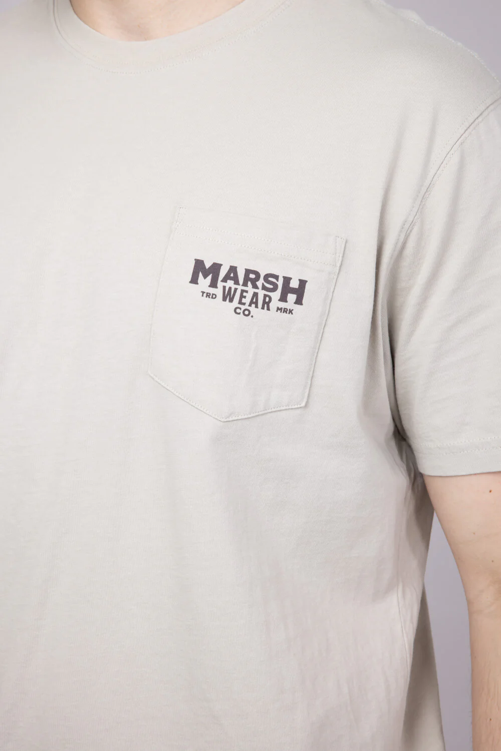 Marsh Wear Rumble T-Shirt for Men in Stone | MWT1079-STN-STONE - Image 4