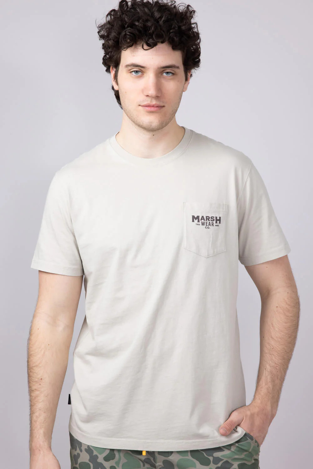 Marsh Wear Rumble T-Shirt for Men in Stone | MWT1079-STN-STONE - Image 5