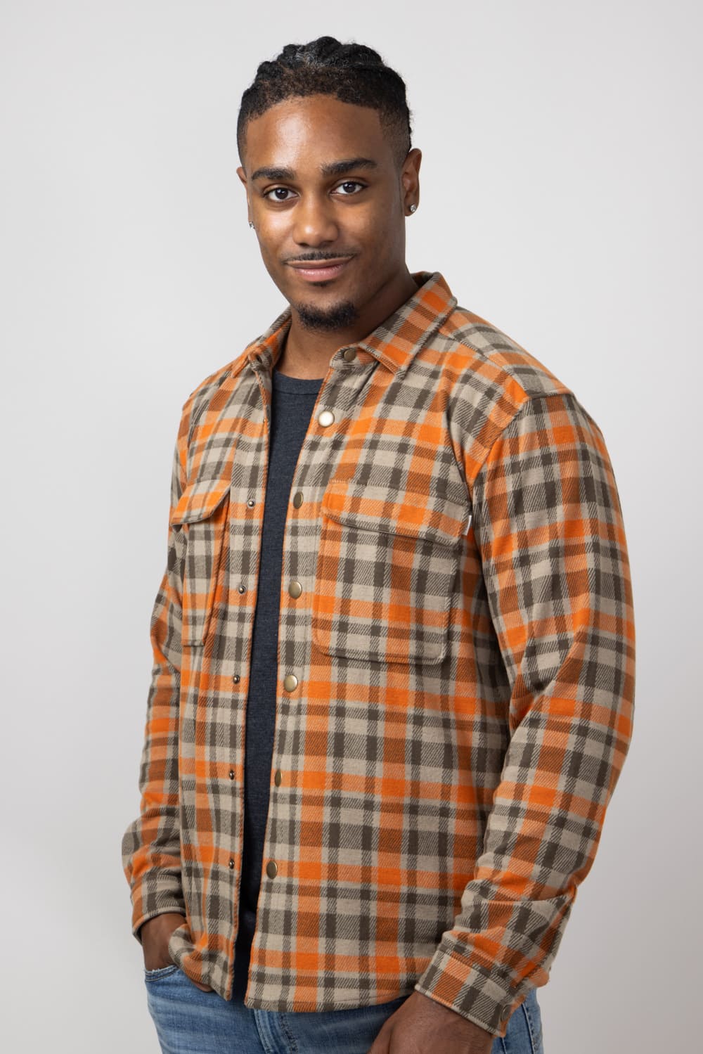 Marsh Wear Seadrift Over Shirt Jacket for Men in Coriander | MWK2046-CRD - Image 3