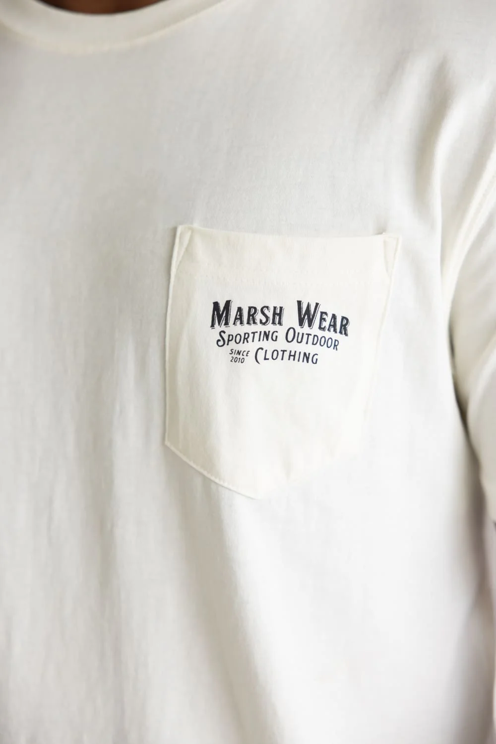 Marsh Wear Sportsman T-Shirt for Men in Vintage White | MWT1101-VWHT - Image 5