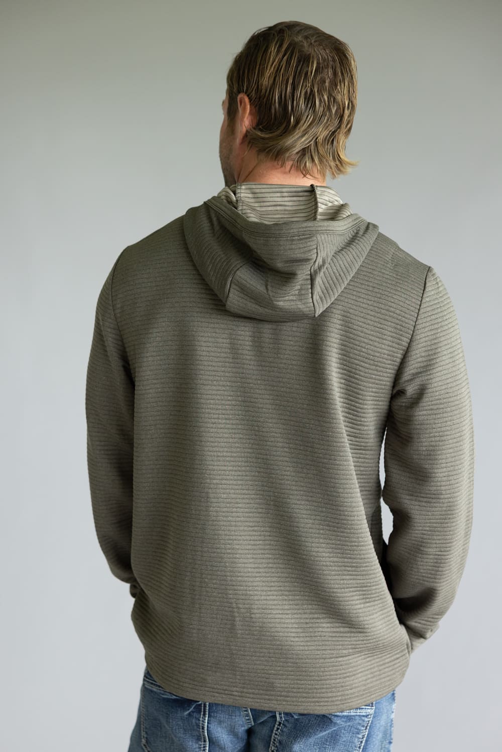 Marsh Wear Sullivan Hoodie for Men in Canteen Green | MWF1025-CNT - Image 2