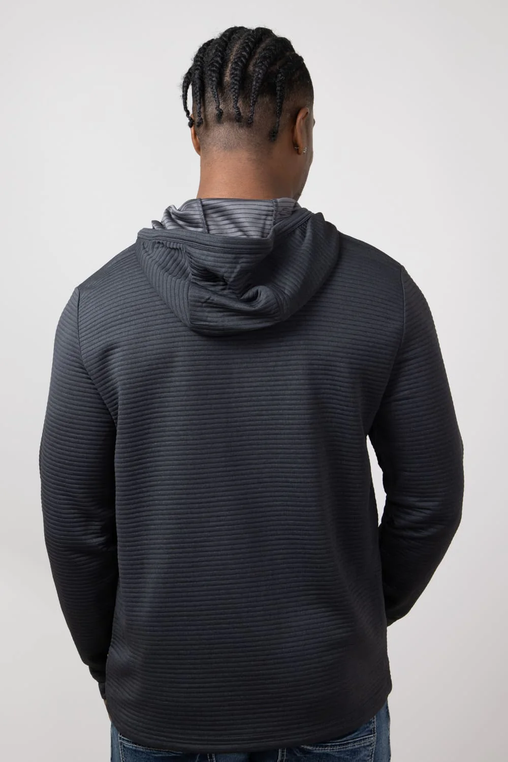 Marsh Wear Sullivan Tech Hoodie for Men in Black | MWF1025-BLK - Image 2