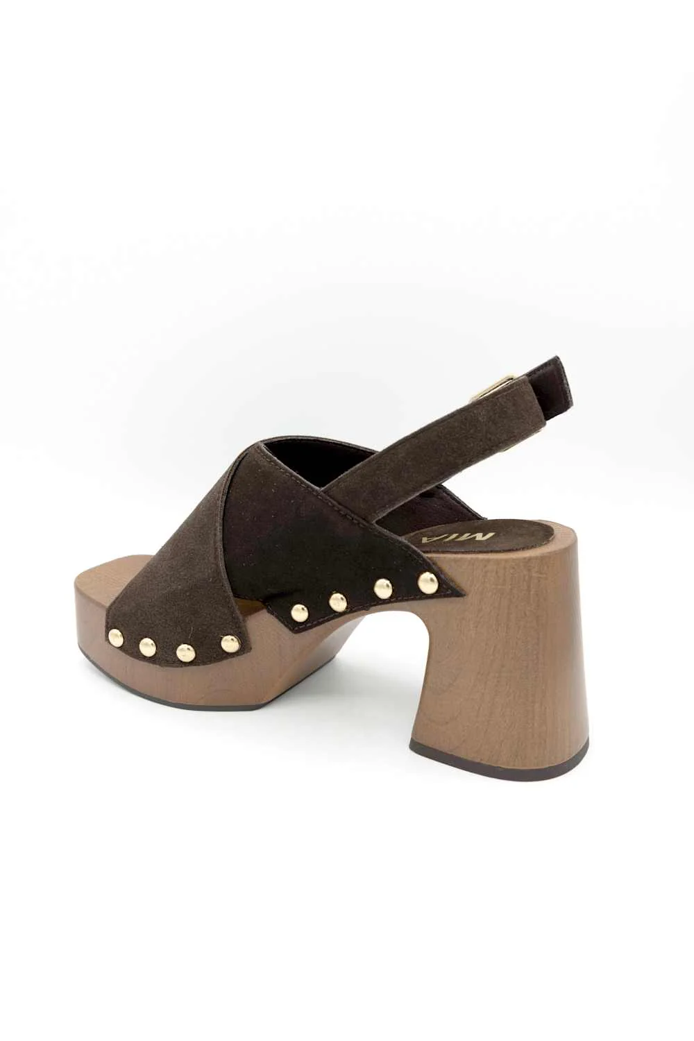 MIA Eudora Platform Heels for Women in Chocolate | GS1754706-CHOCOLATE - Image 3