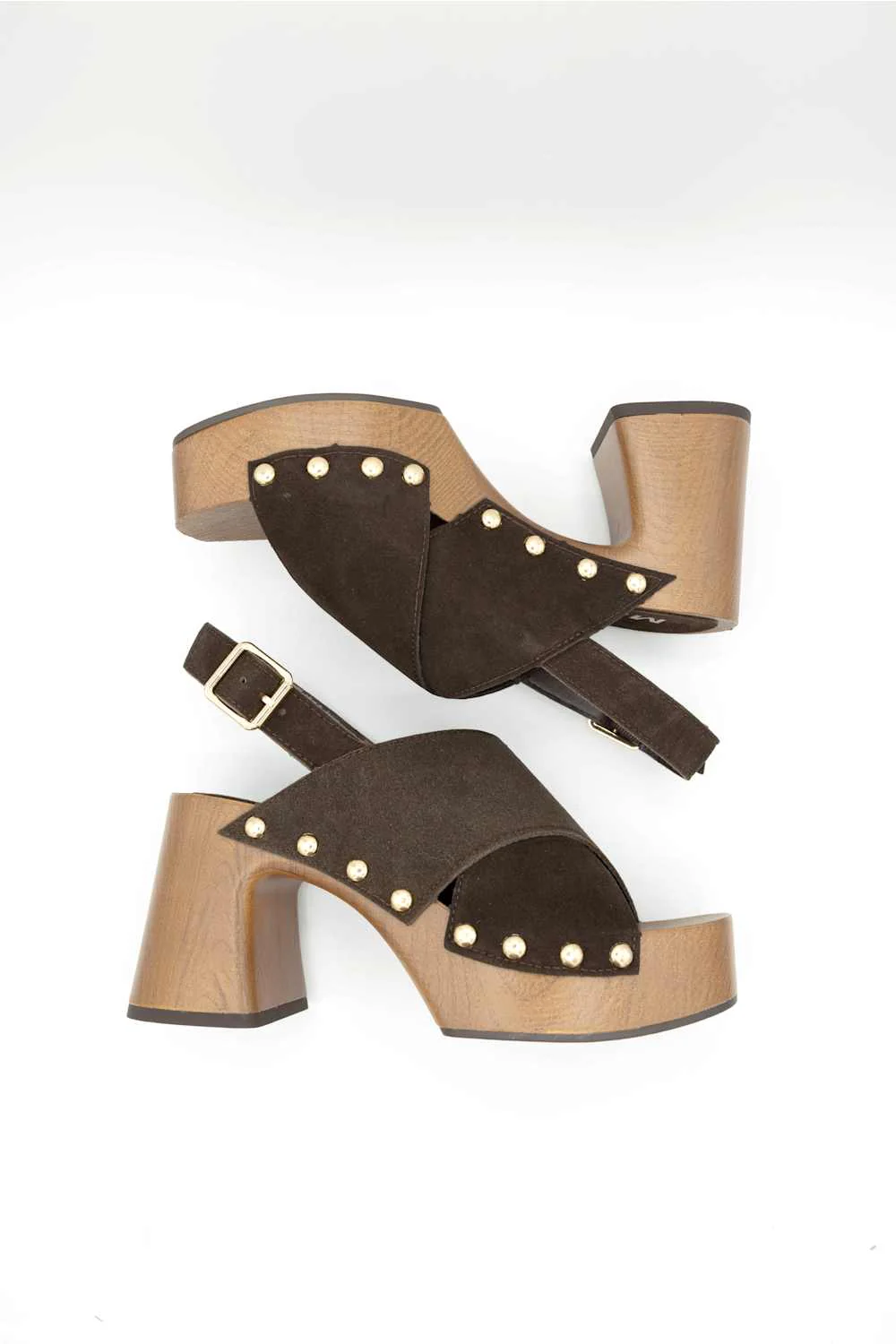 MIA Eudora Platform Heels for Women in Chocolate | GS1754706-CHOCOLATE - Image 4
