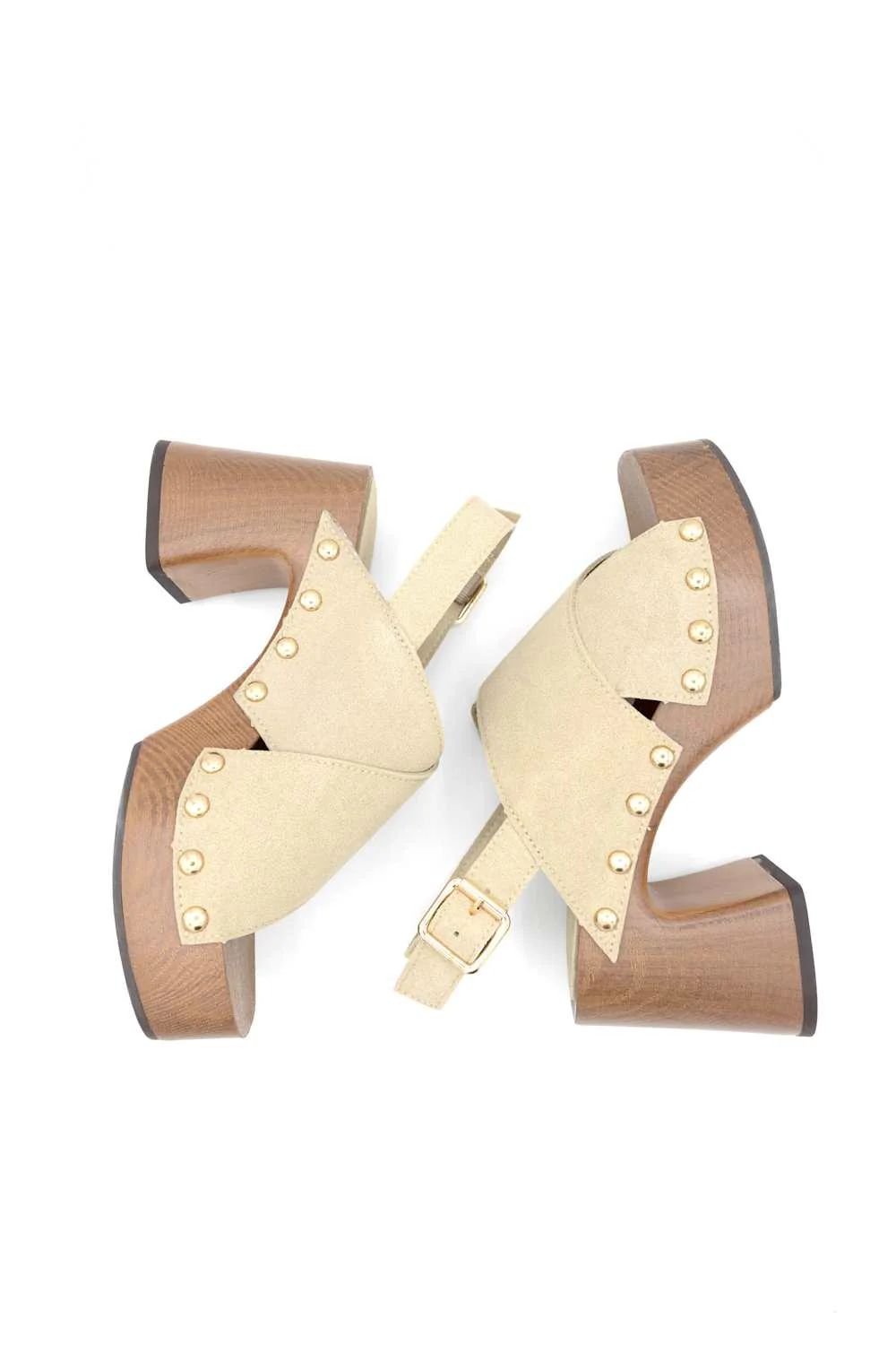 MIA Eudora Platform Heels for Women in Sand | GS1754706-SAND - Image 2