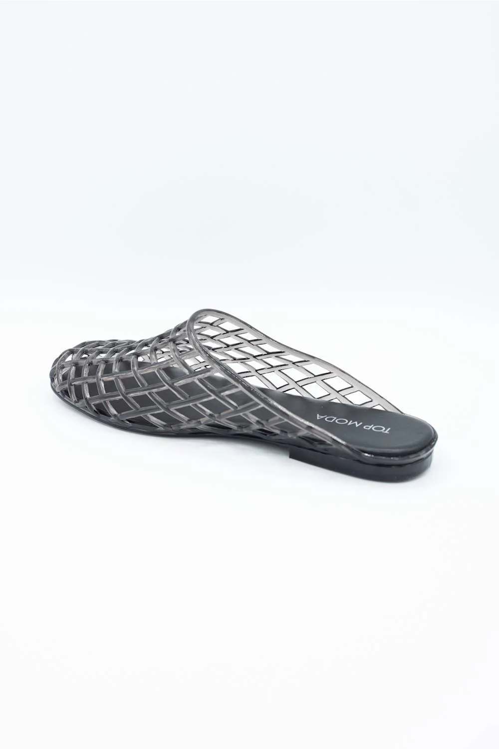 Top Moda Solar Jellie Slides for Women in Black | LADY-BLACK - Image 4