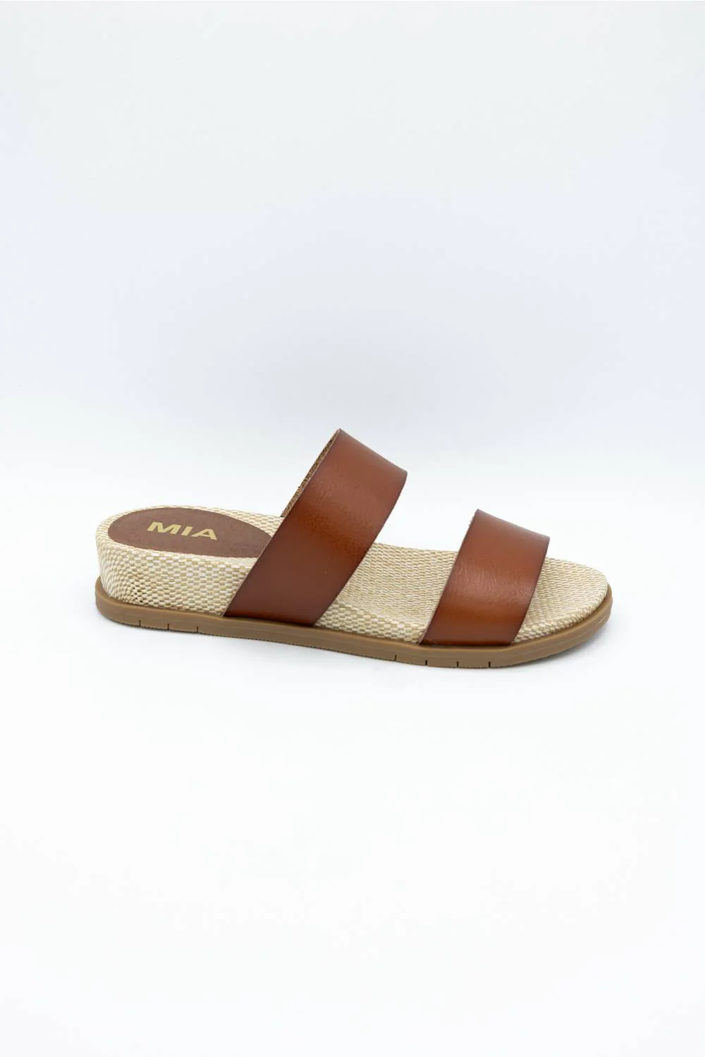 MIA Yelena Slide Sandals for Women in Cognac | MH2230RS-COGNAC - Image 3