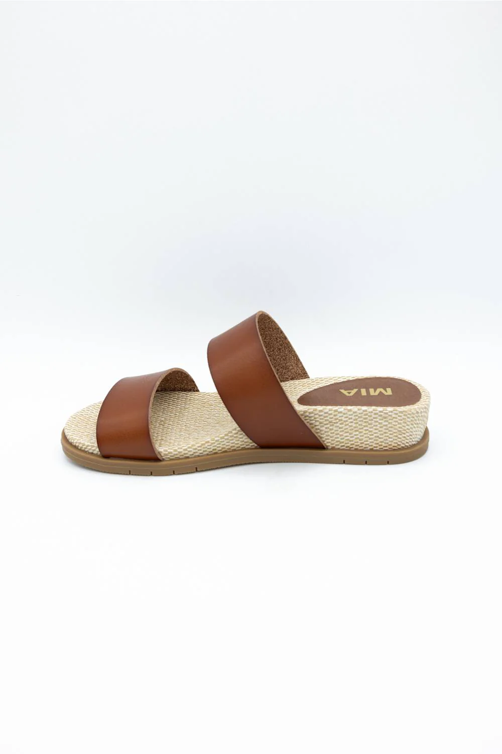 MIA Yelena Slide Sandals for Women in Cognac | MH2230RS-COGNAC - Image 4