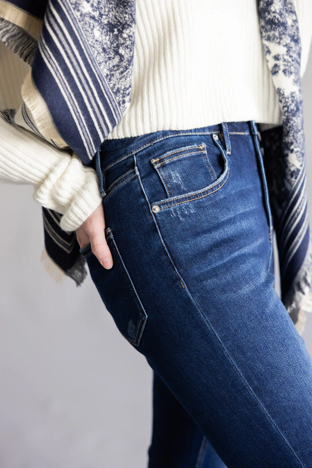 Mica High Rise Flare Jeans for Women | MDP-F3507 - Image 3